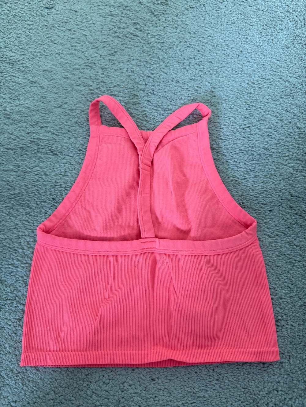 wild fable Vibrant Pink Ribbed Racerback Tank - Picture 2 of 3